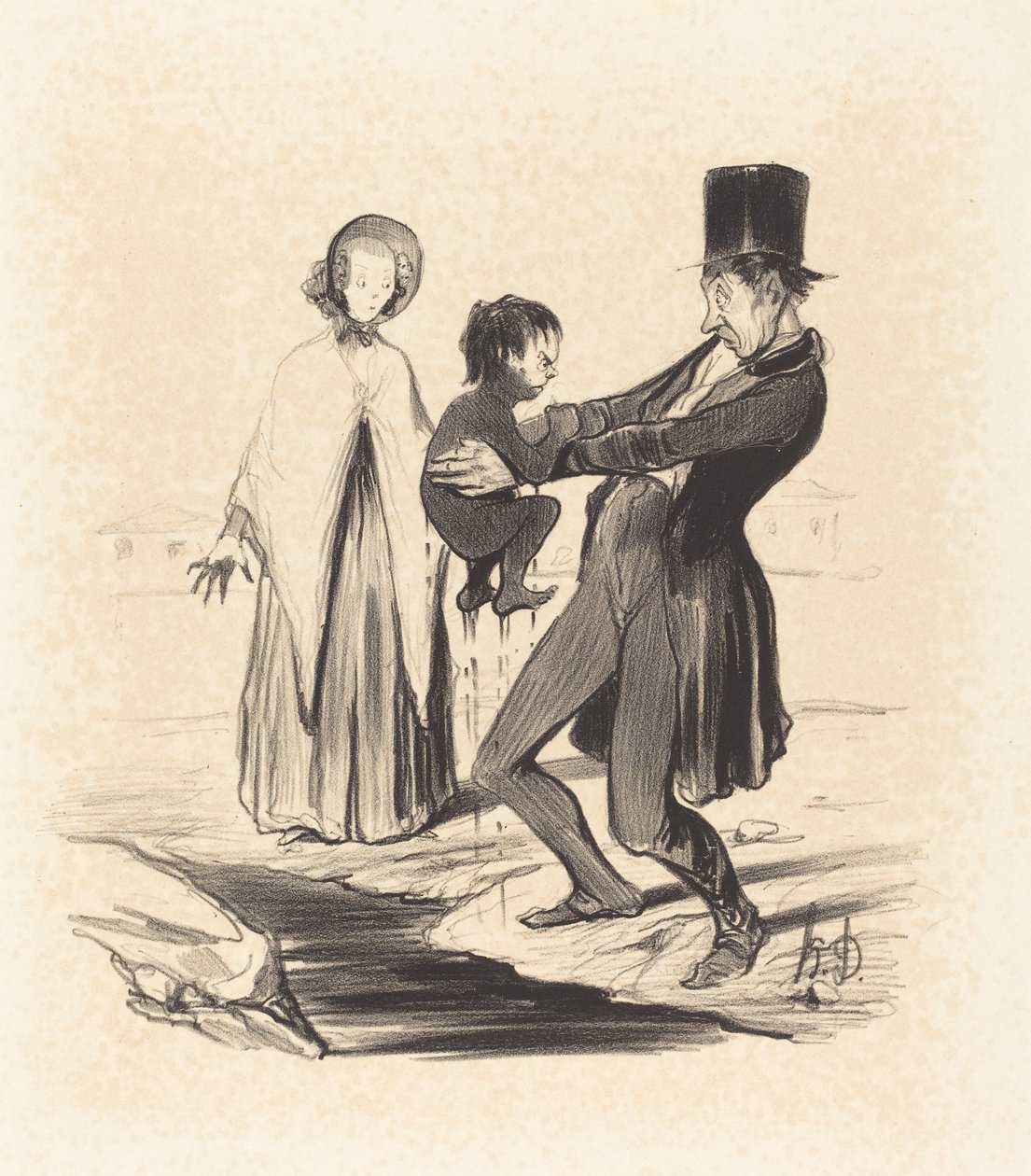 Grenellen kaivo tekijältä Honoré Daumier