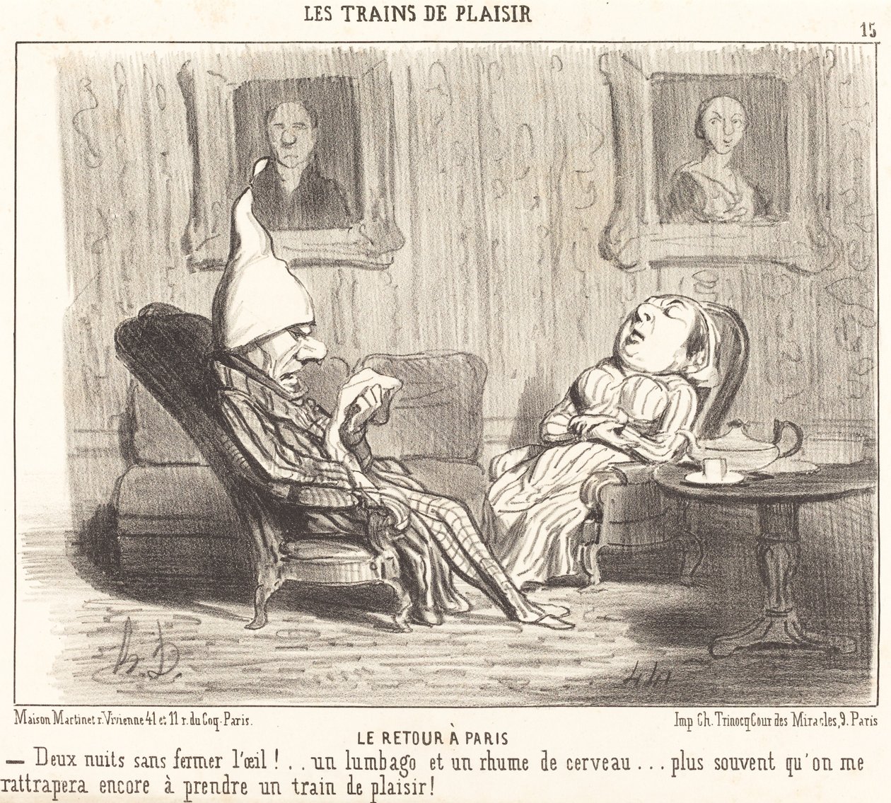 Paluu Pariisiin tekijältä Honoré Daumier