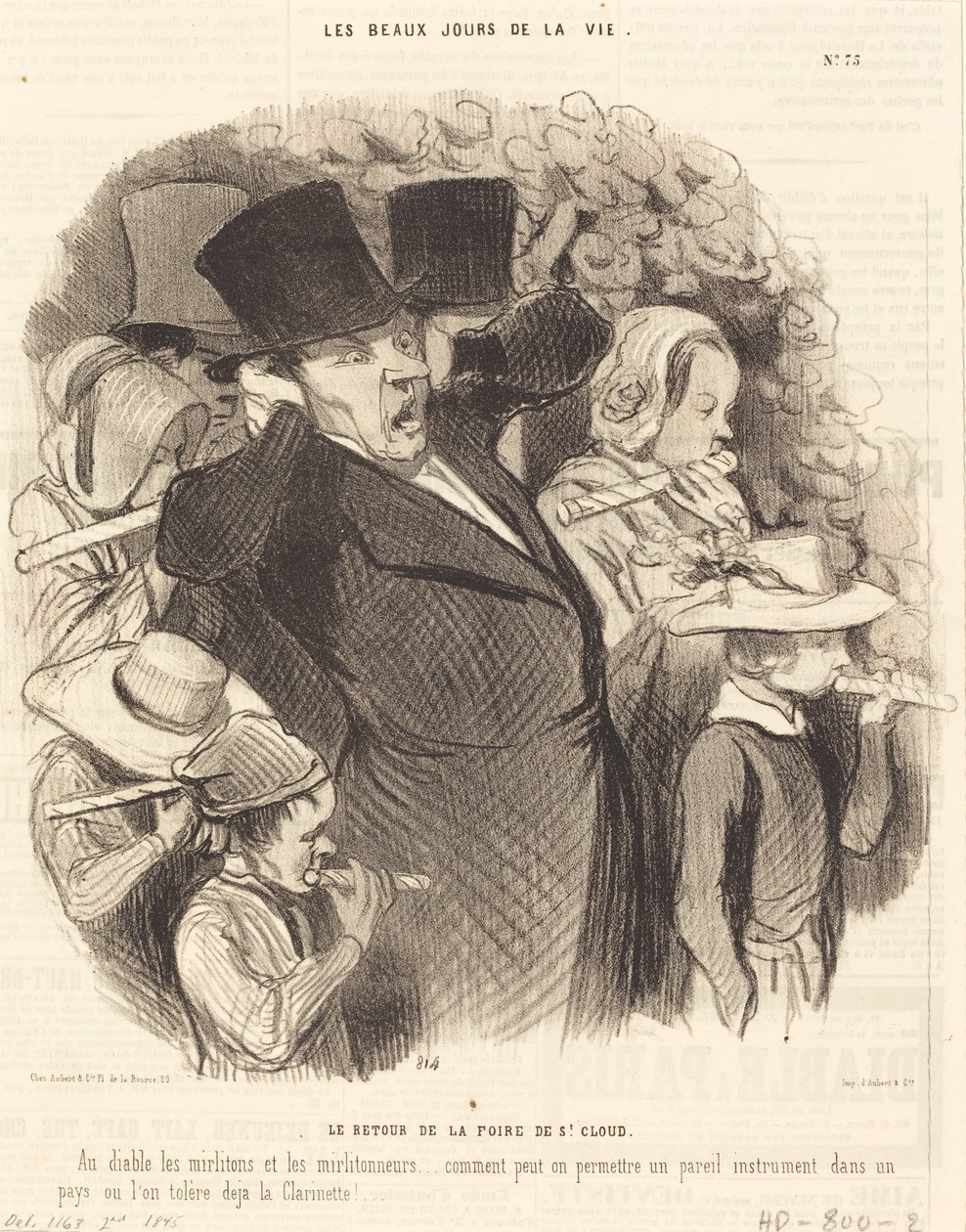 Saint-Cloud-messujen paluu tekijältä Honoré Daumier