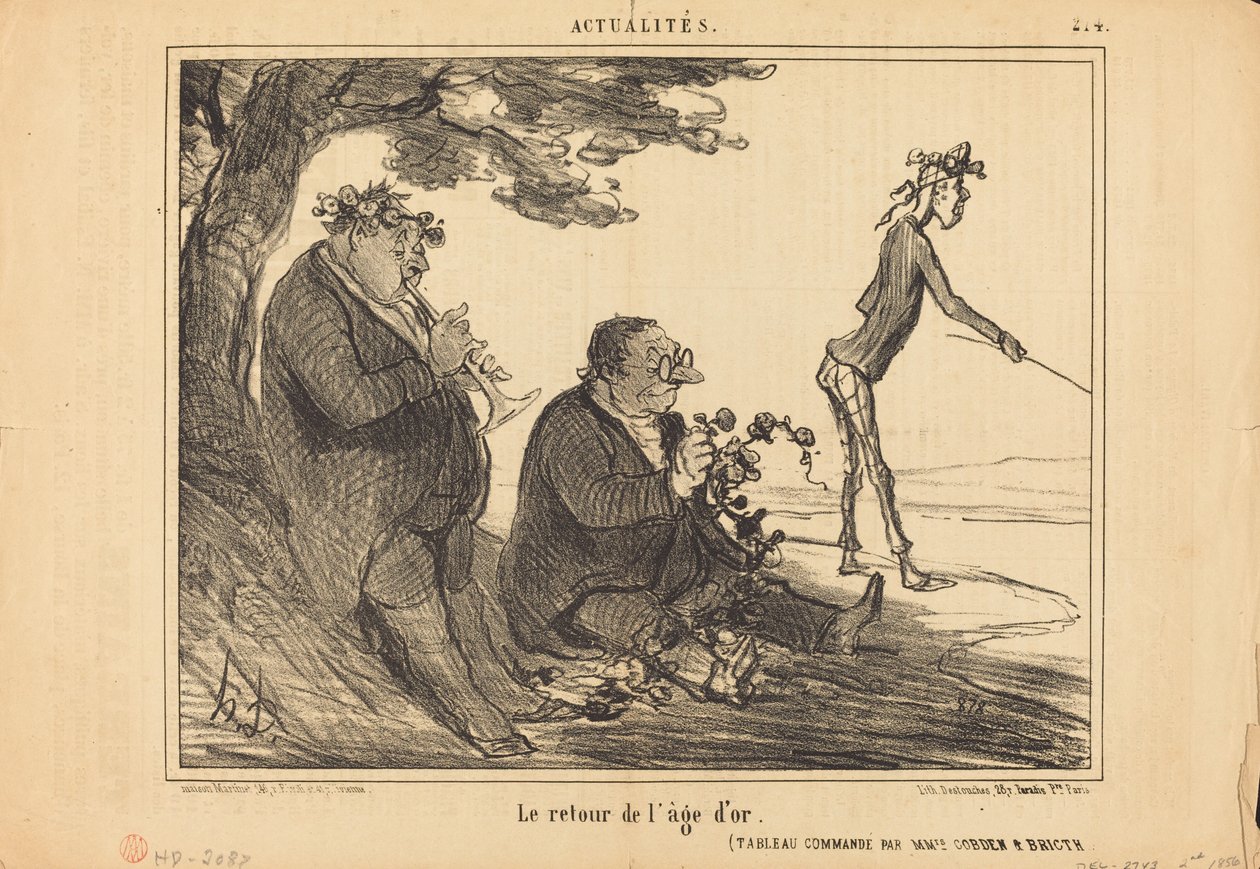 Kultaisen ajan paluu tekijältä Honoré Daumier