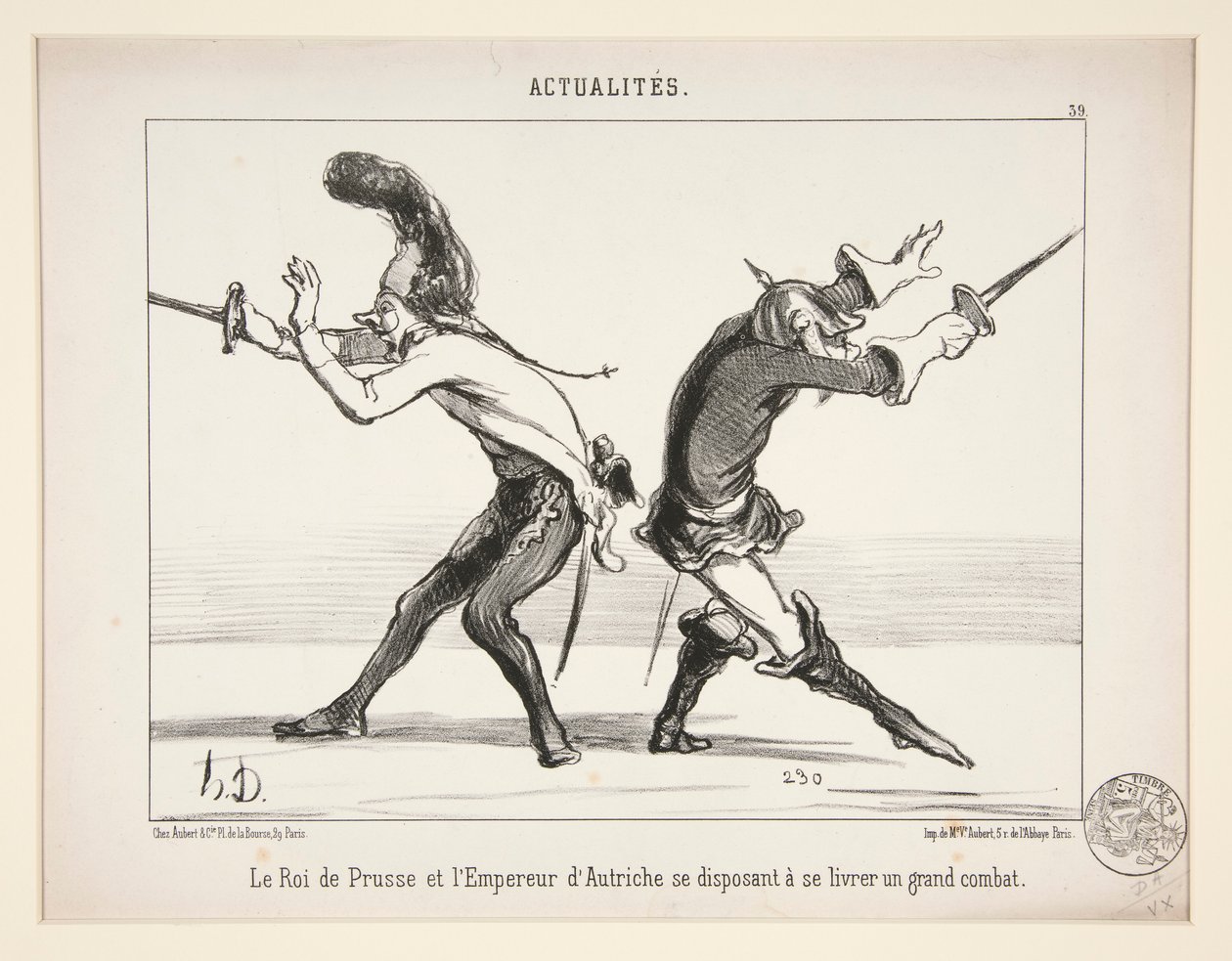 Preussin kuningas ja tekijältä Honoré Daumier
