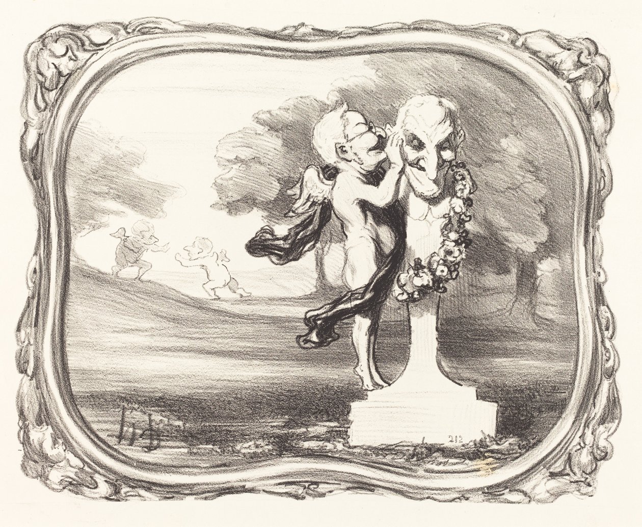 Faun-jumalalle uskottu salaisuus tekijältä Honoré Daumier