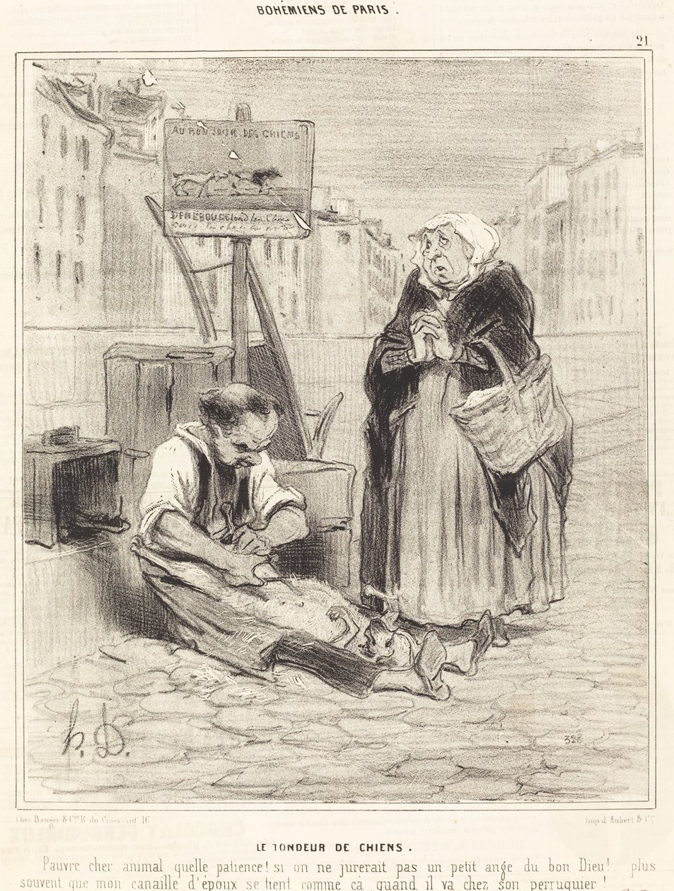 Koiran Shearer tekijältä Honoré Daumier