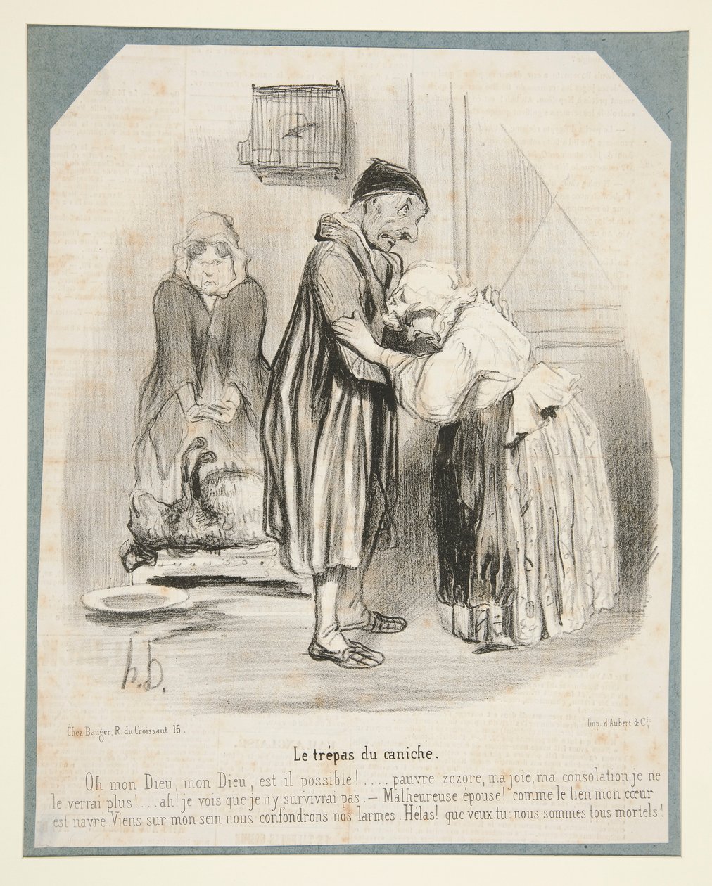 Villakoiran Trepas tekijältä Honoré Daumier