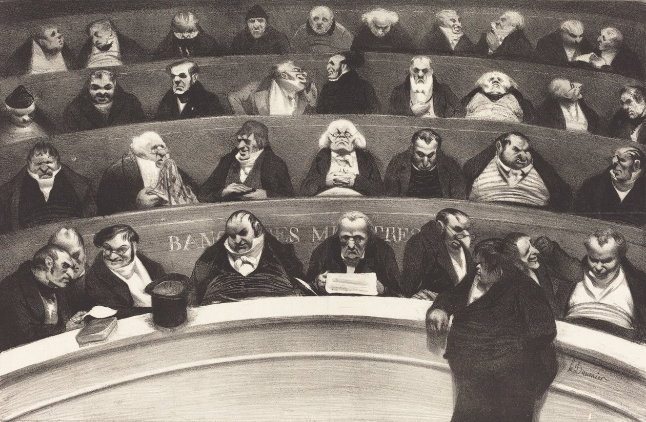 Honore Daumierin The Legislative Belly, 1834 tekijältä Honoré Daumier