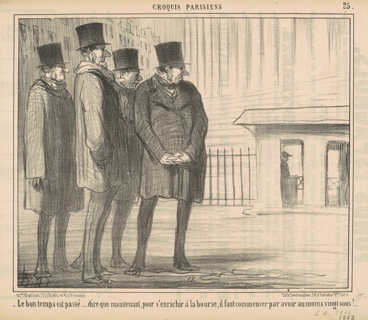 Hyvät ajat ovat menneet... tekijältä Honoré Daumier