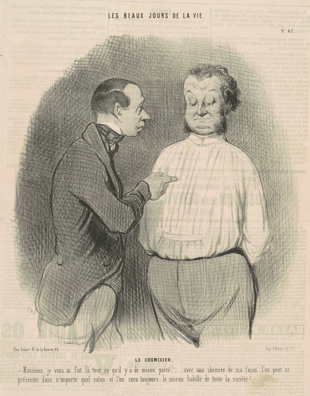 Pusero tekijältä Honoré Daumier