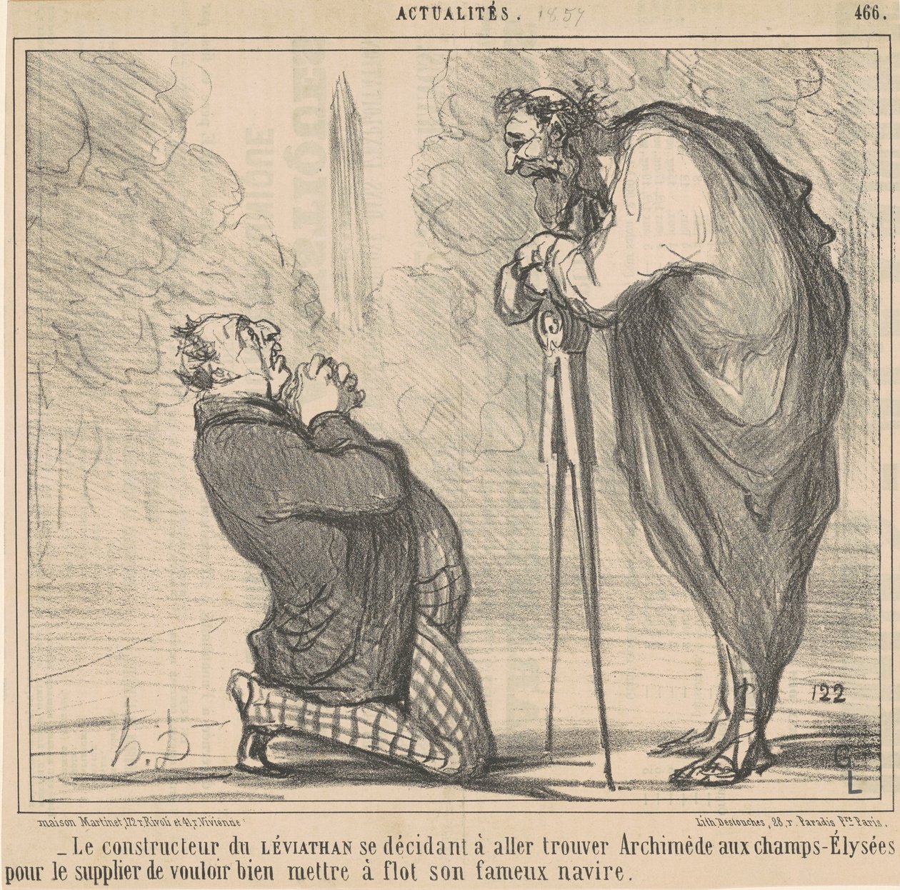 Leviatanin rakentaja päättää... tekijältä Honoré Daumier