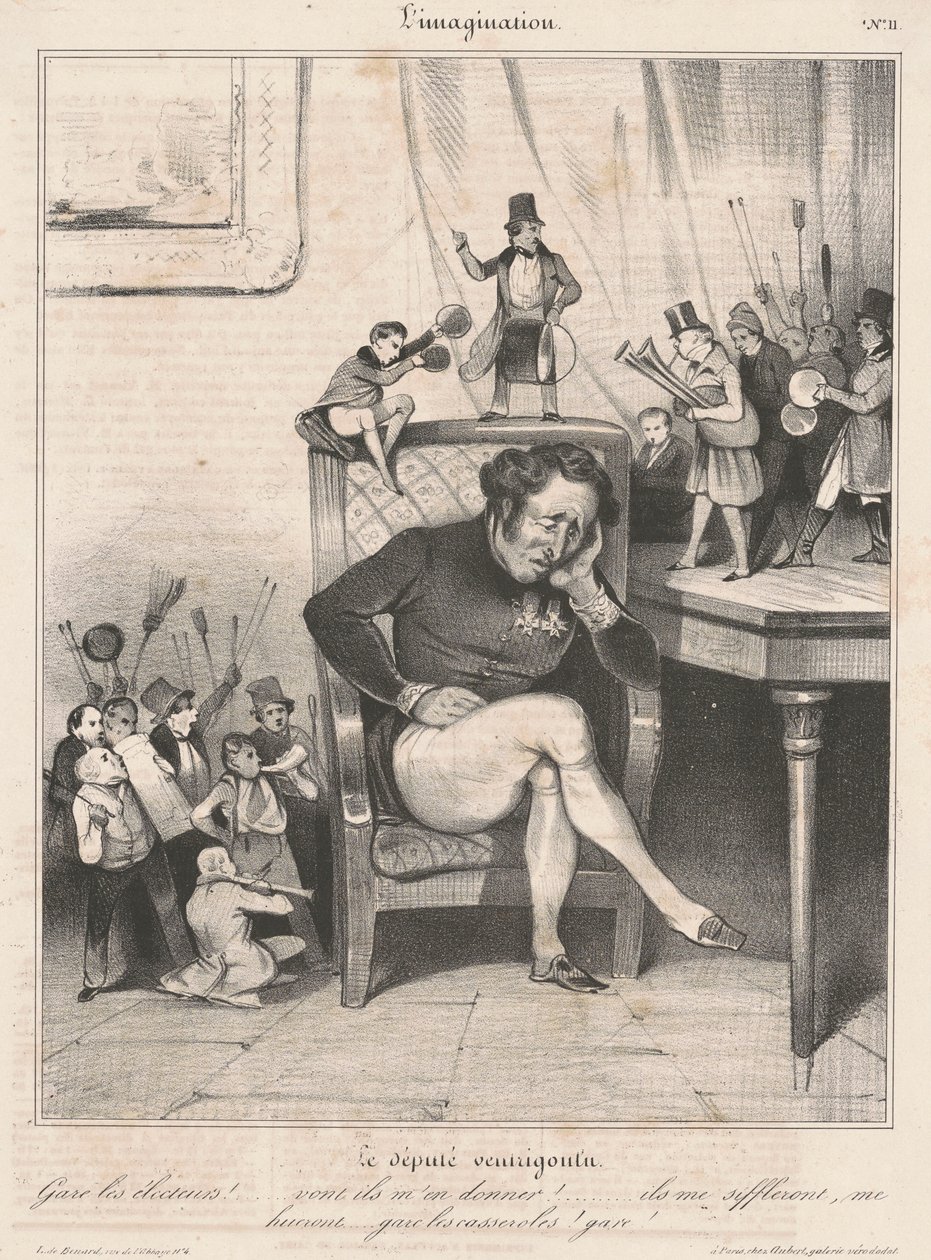 Sotaisa varajäsen tekijältä Honoré Daumier
