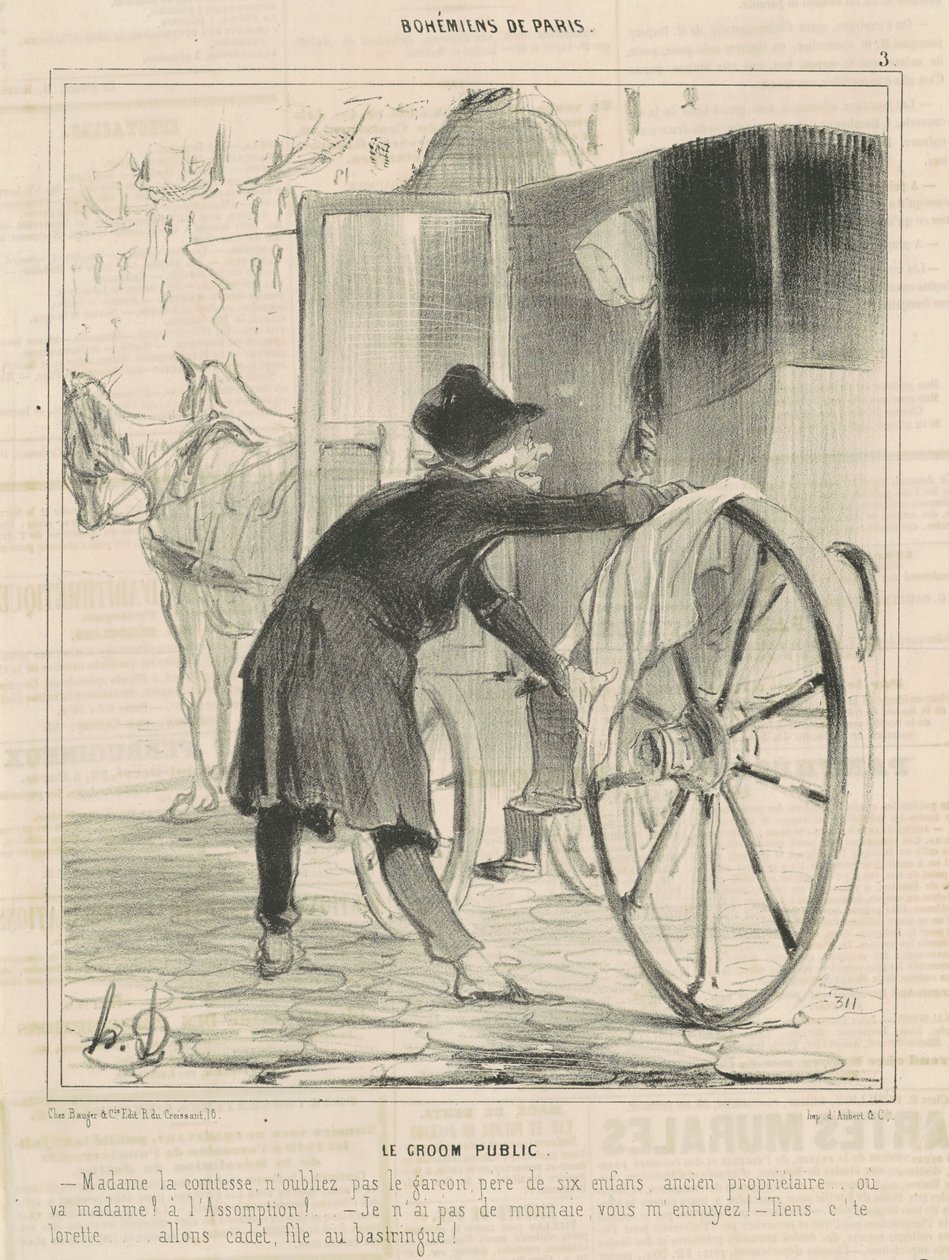 Le groom julkinen tekijältä Honoré Daumier