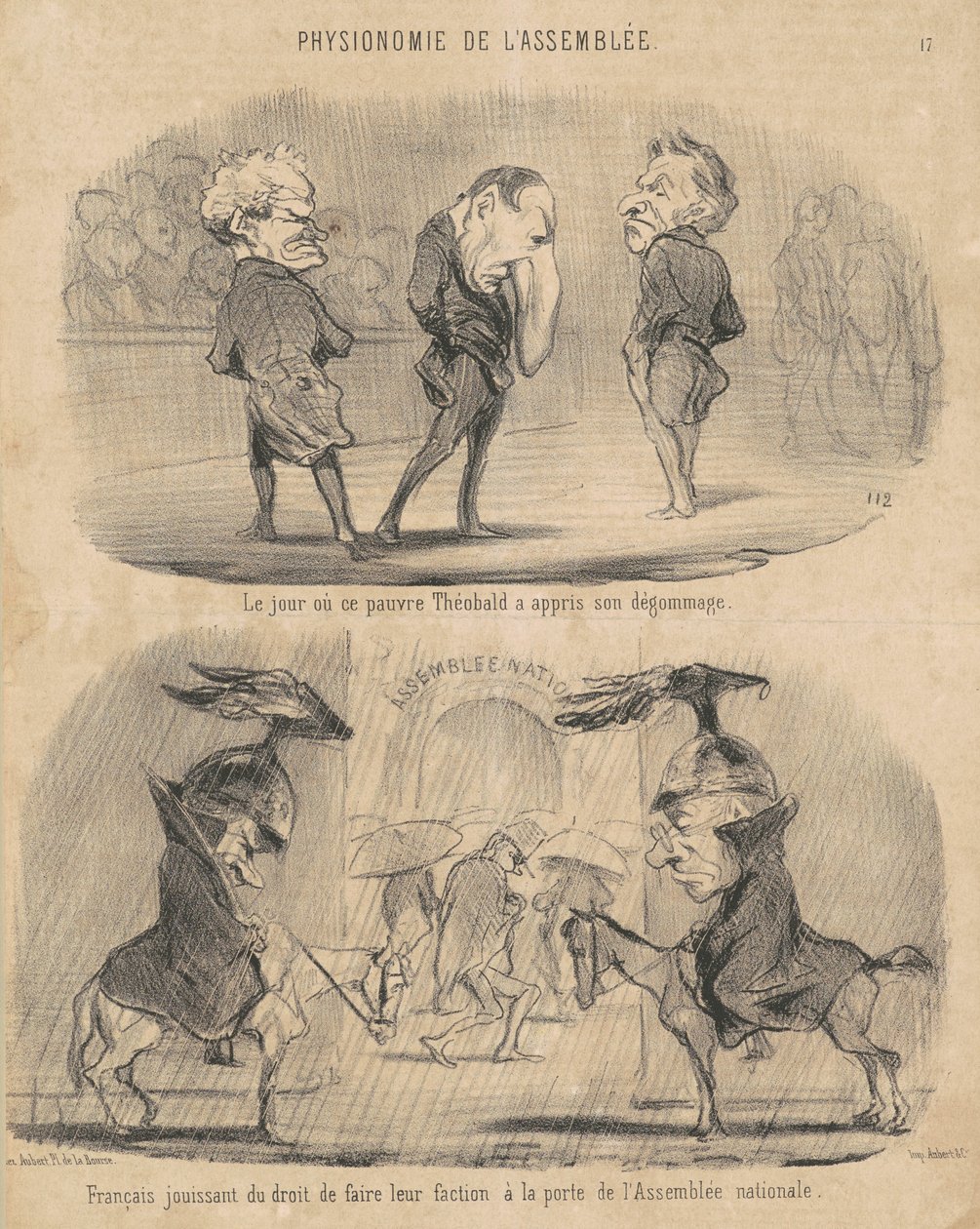 Päivä, jolloin... Théobald sai tietää demmingistaan tekijältä Honoré Daumier