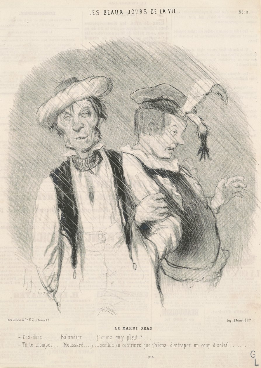 Laskiaistiistai tekijältä Honoré Daumier