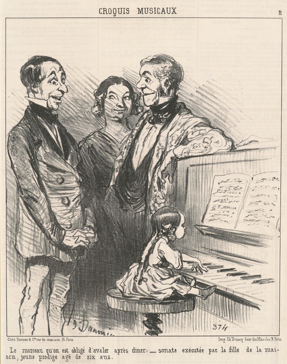 Pala, joka meidän on nieltävä... tekijältä Honoré Daumier