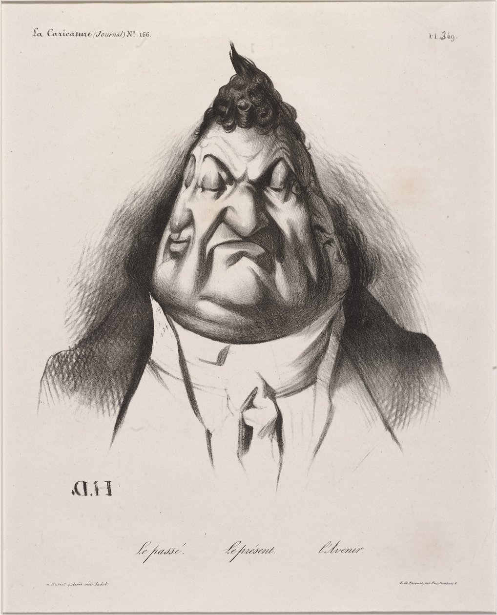 Menneisyys - nykyisyys - tulevaisuus tekijältä Honoré Daumier