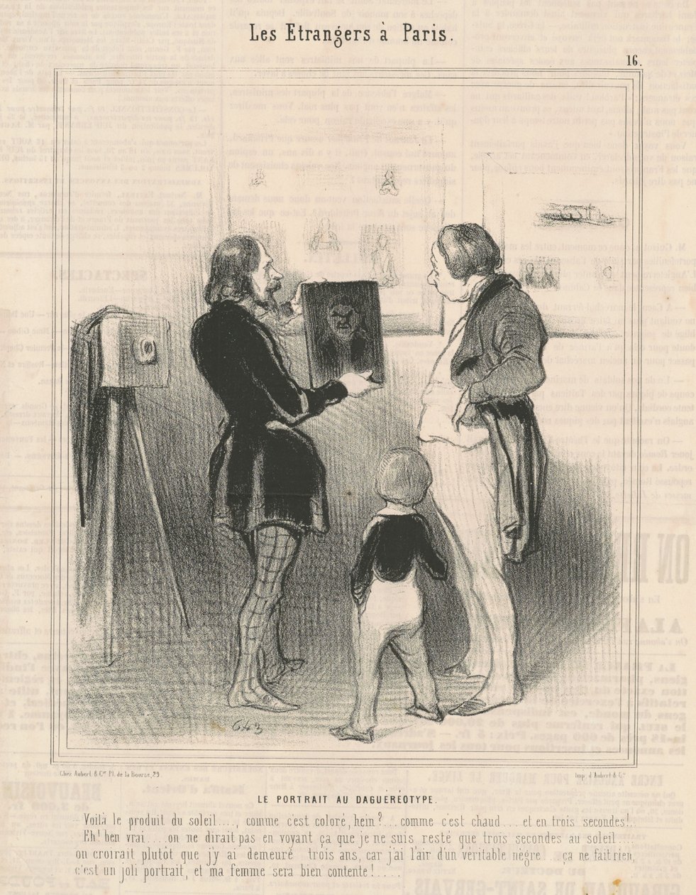 Daguerotyyppinen muotokuva tekijältä Honoré Daumier