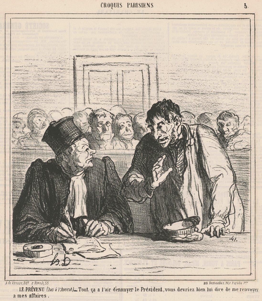Syytetty tekijältä Honoré Daumier