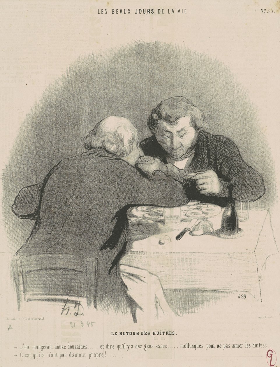 Ostereiden paluu tekijältä Honoré Daumier