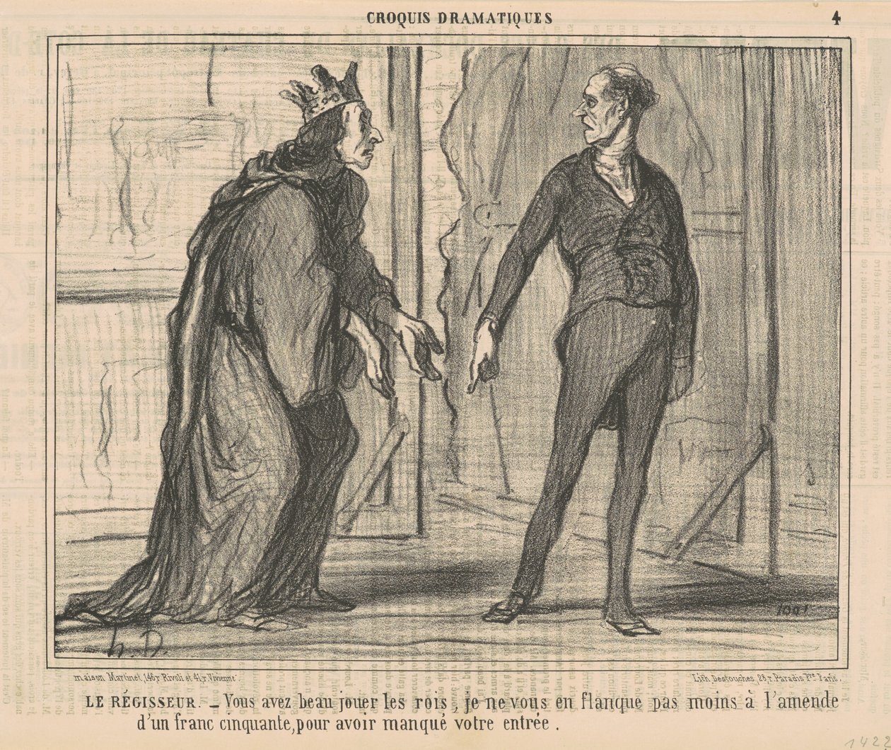 Lavanjohtaja tekijältä Honoré Daumier