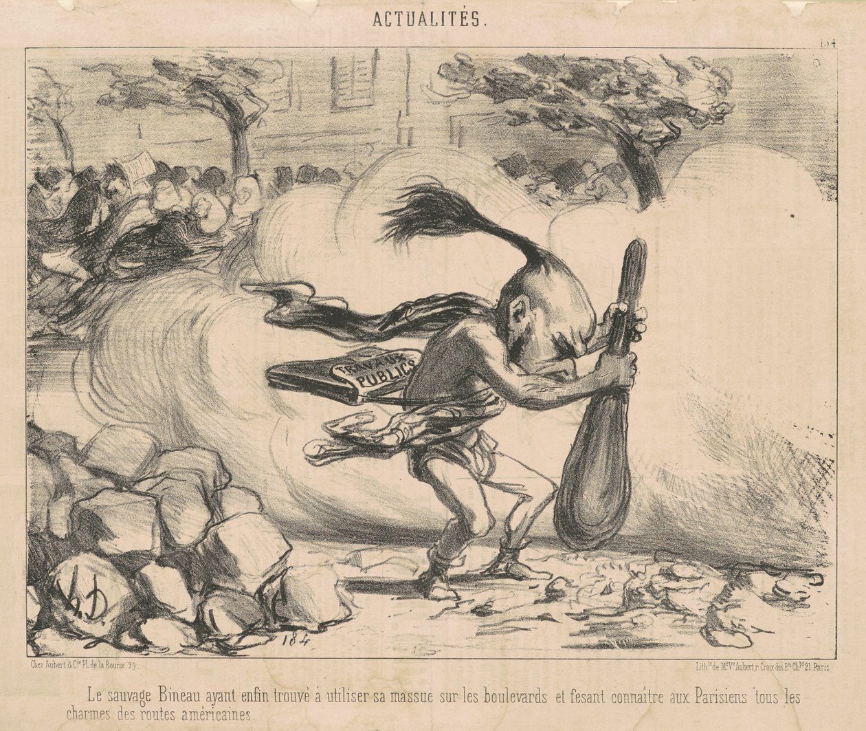 Villi bineau, jolla on... tekijältä Honoré Daumier
