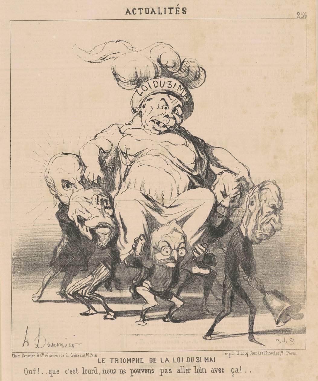 Lain voitto 31. toukokuuta tekijältä Honoré Daumier