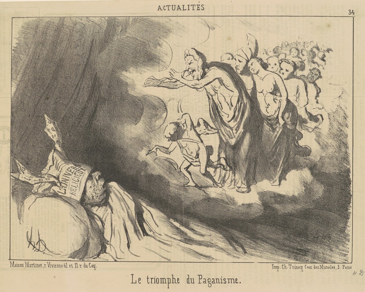 Pakanallisuuden voitto tekijältä Honoré Daumier