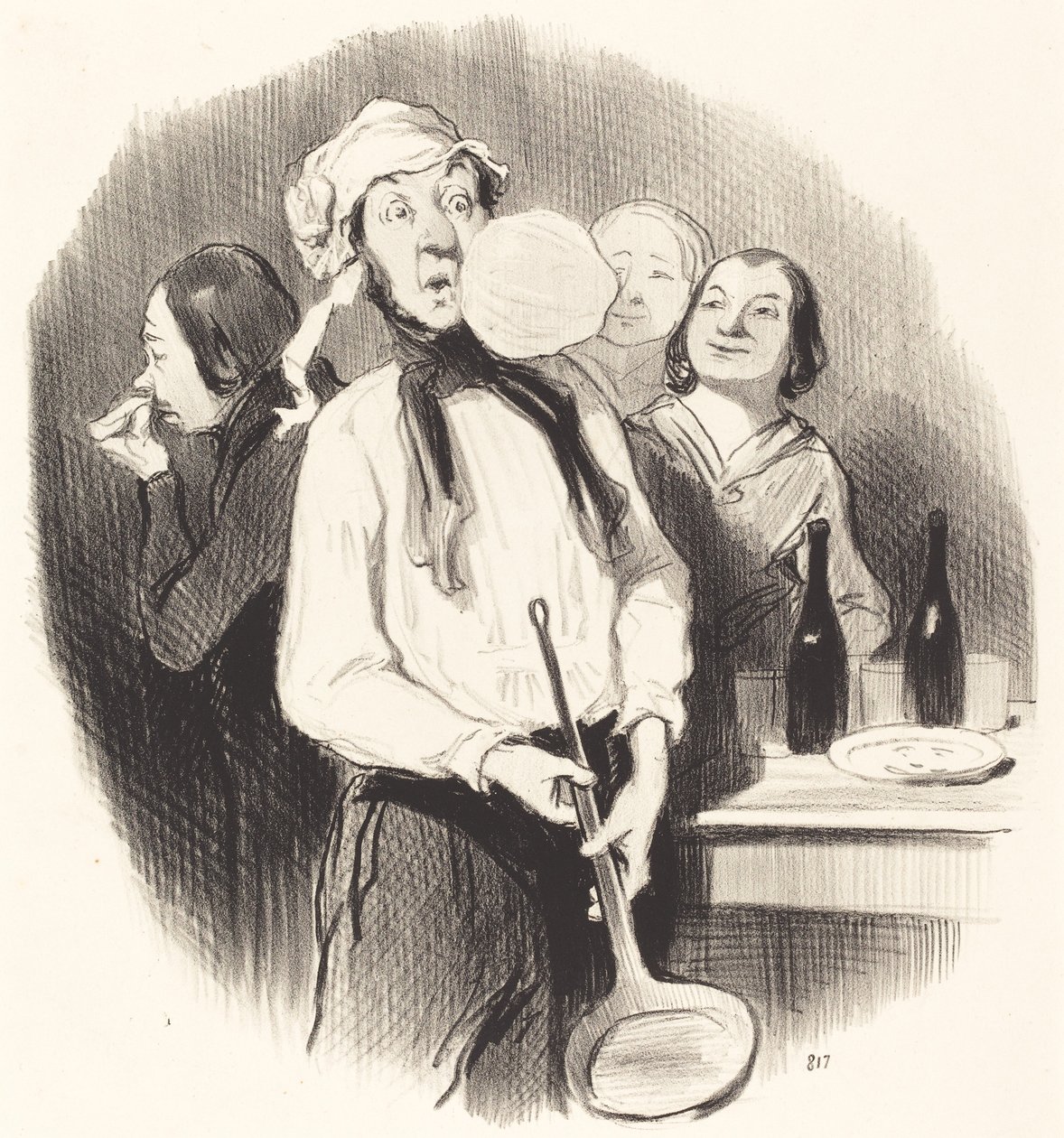 Pannukakkuja tekijältä Honoré Daumier