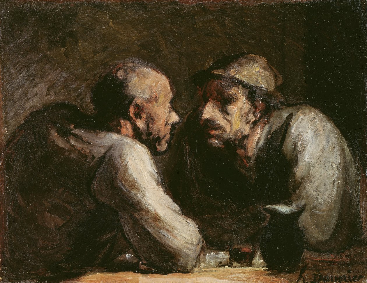 Kaksi juomaa tekijältä Honoré Daumier