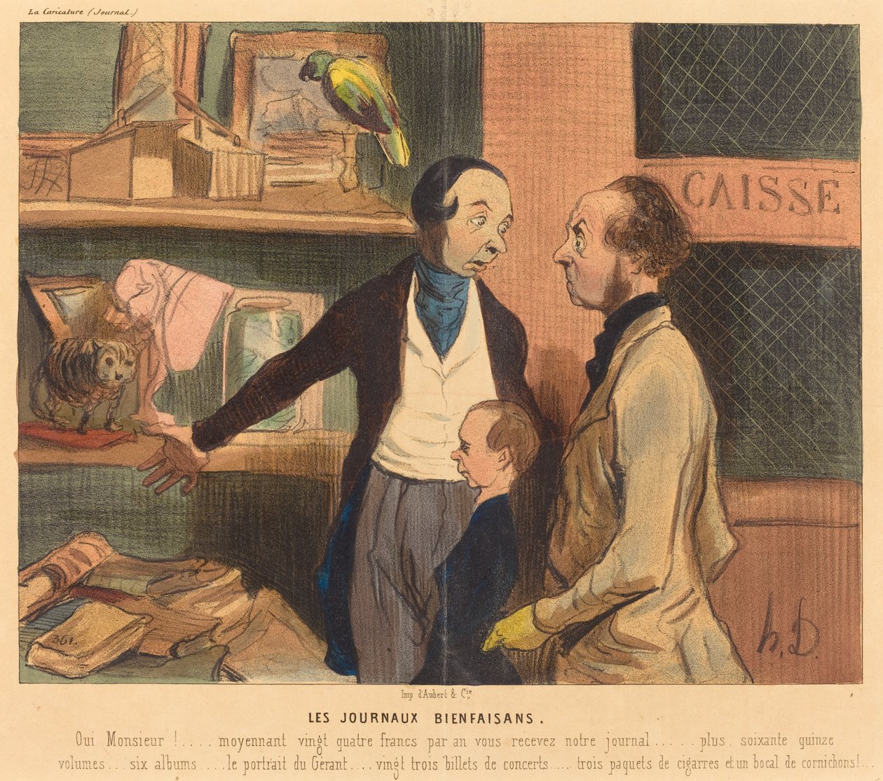 Hyväntekevät lehdet tekijältä Honoré Daumier