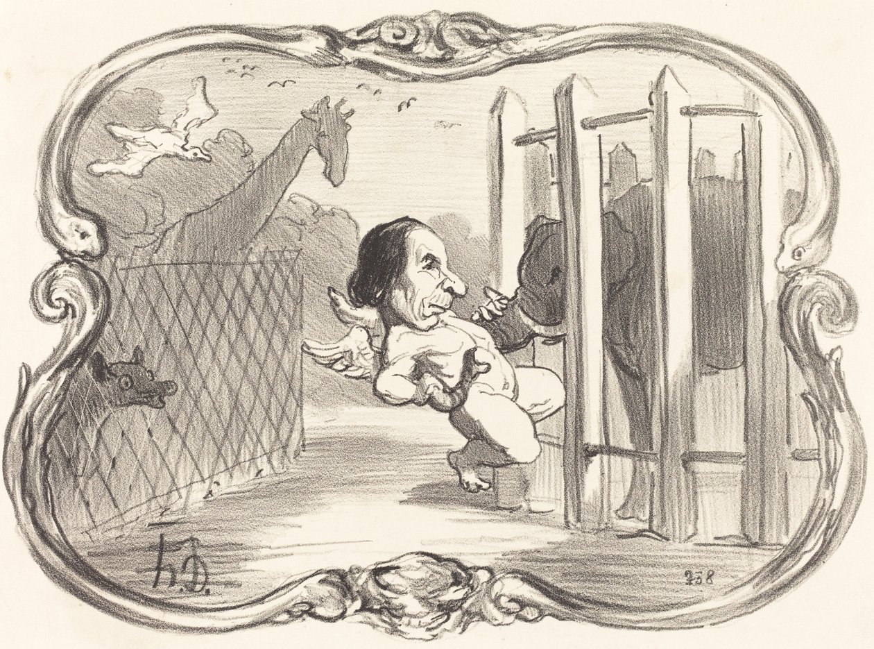 Kemisti Dumasin onnettomuudet tekijältä Honoré Daumier