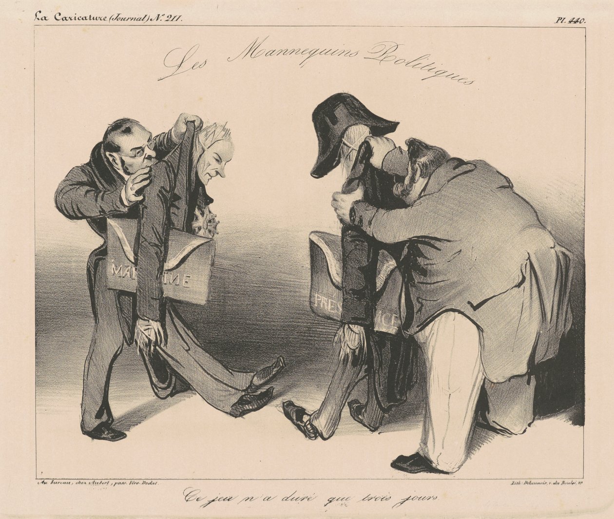 Poliittiset mallit tekijältä Honoré Daumier