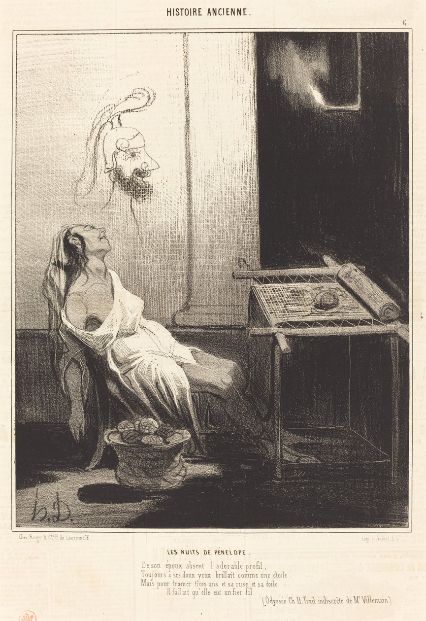 Penelopen yöt tekijältä Honoré Daumier