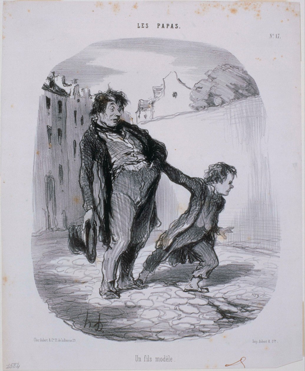 Isät - Mallipoika tekijältä Honoré Daumier