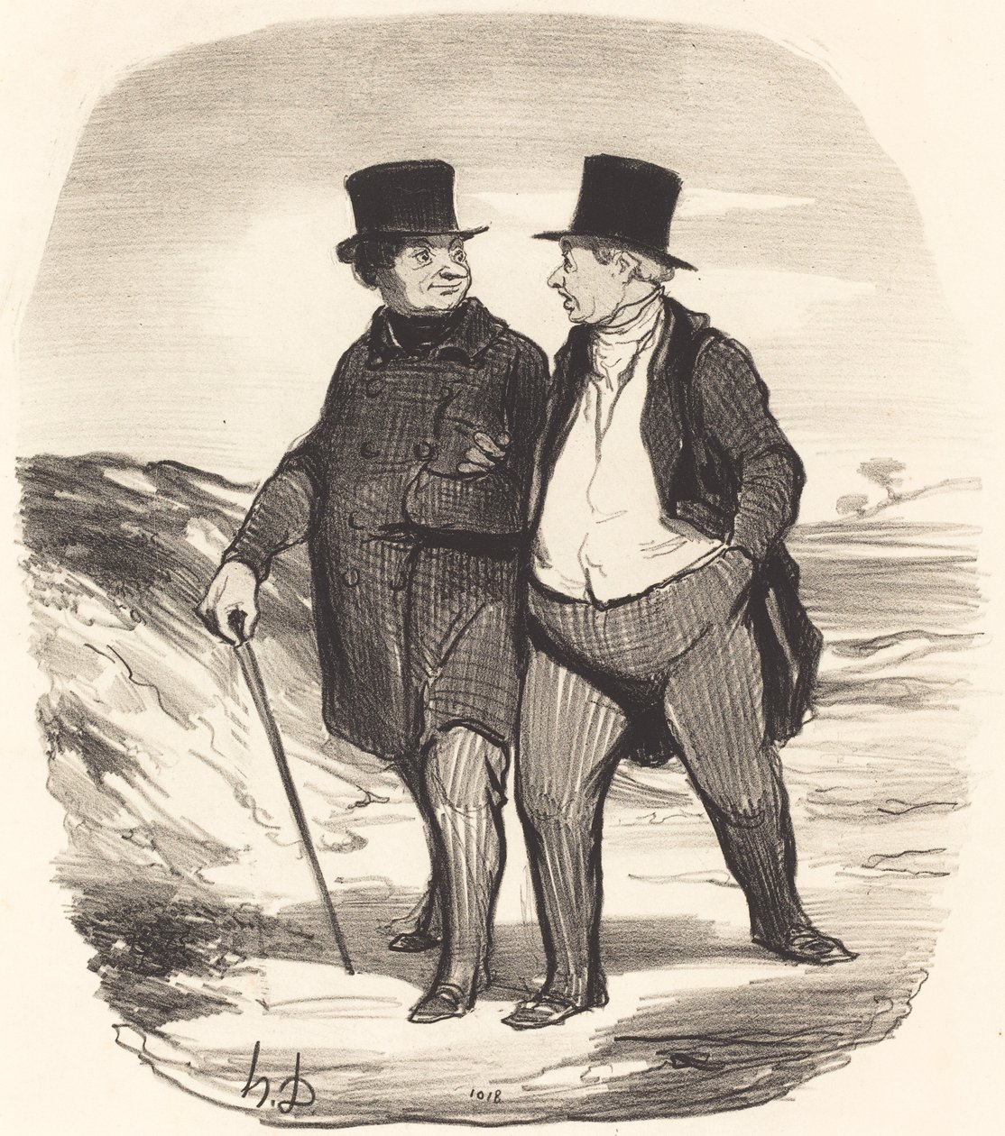 Ajat ovat vaikeita... tekijältä Honoré Daumier