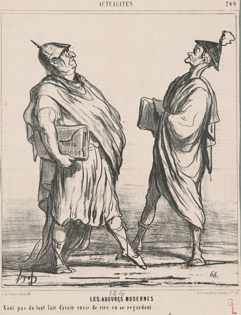Nykyaikaiset ennusteet... tekijältä Honoré Daumier
