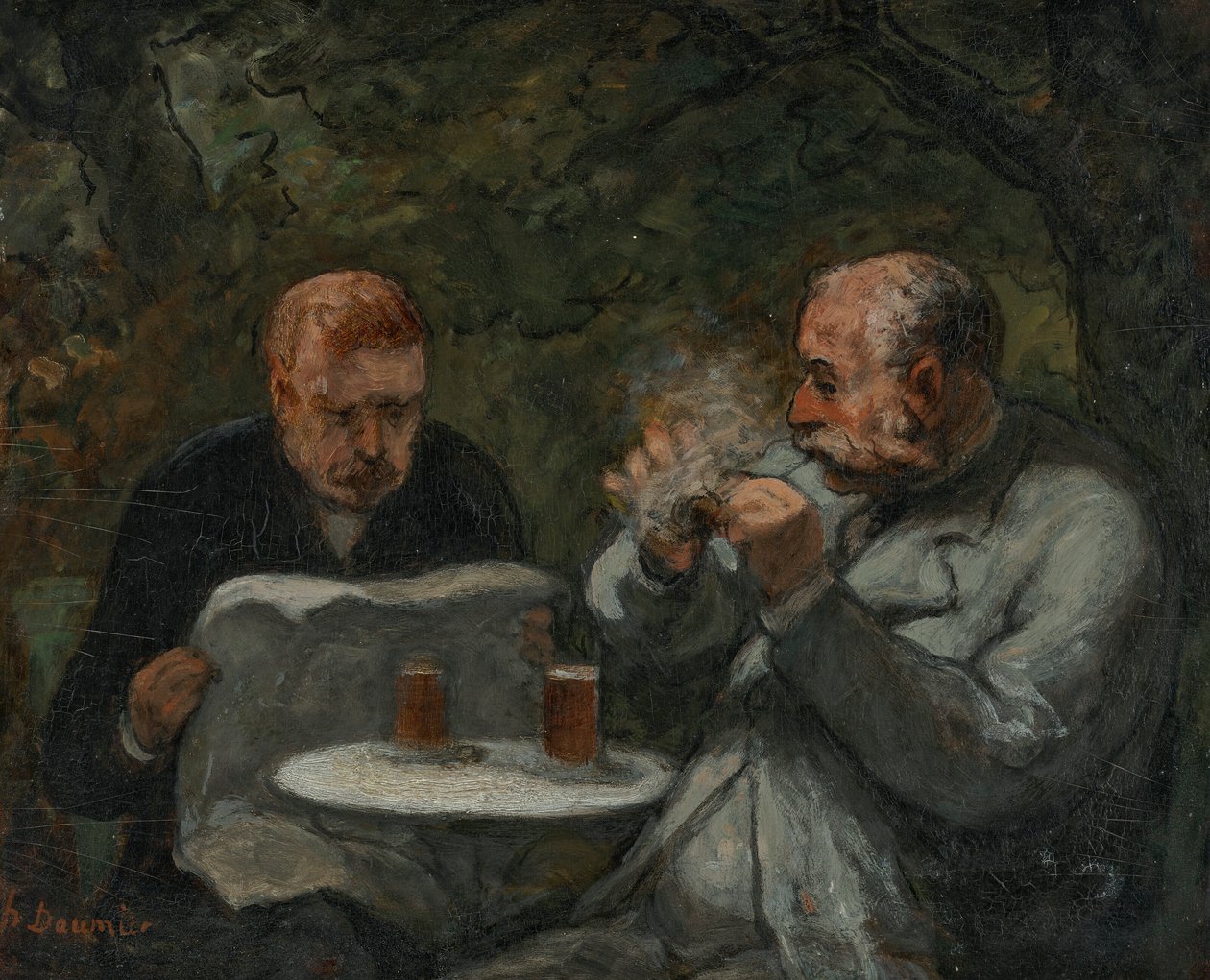 Oluenjuojat tekijältä Honoré Daumier