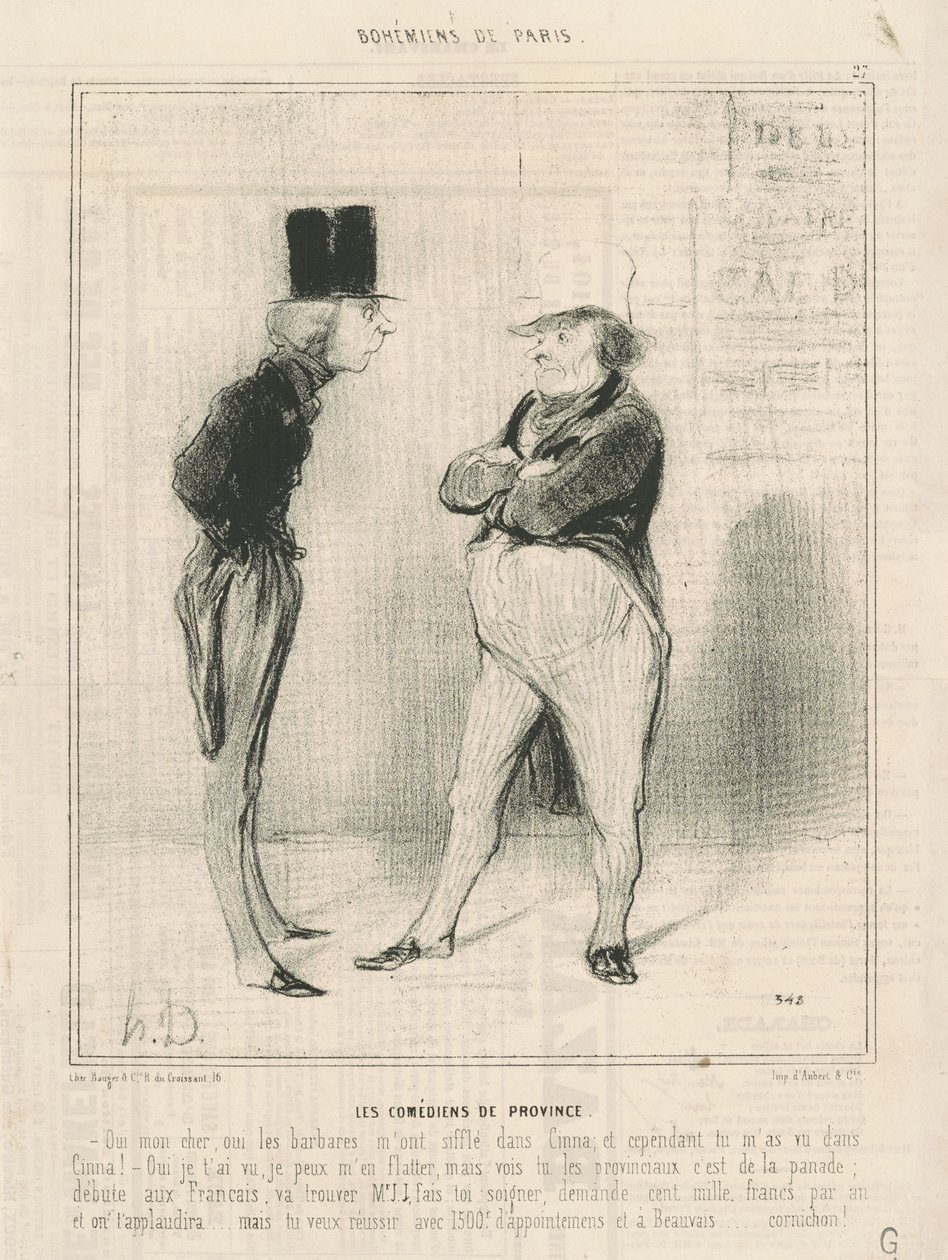 Maakunnan koomikot tekijältä Honoré Daumier