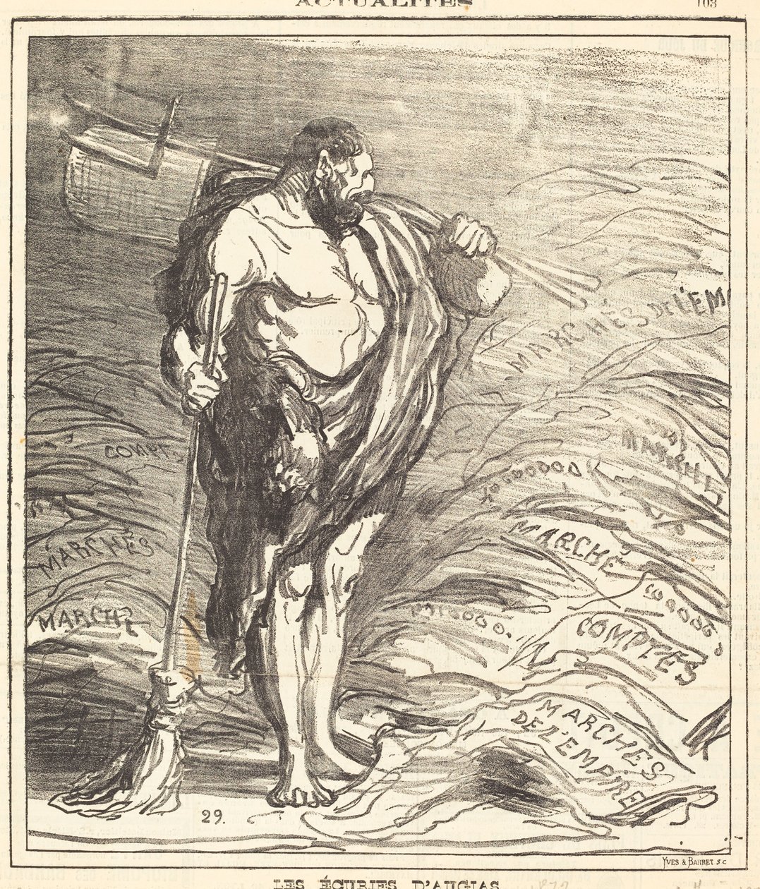 Augeasin tallit tekijältä Honoré Daumier