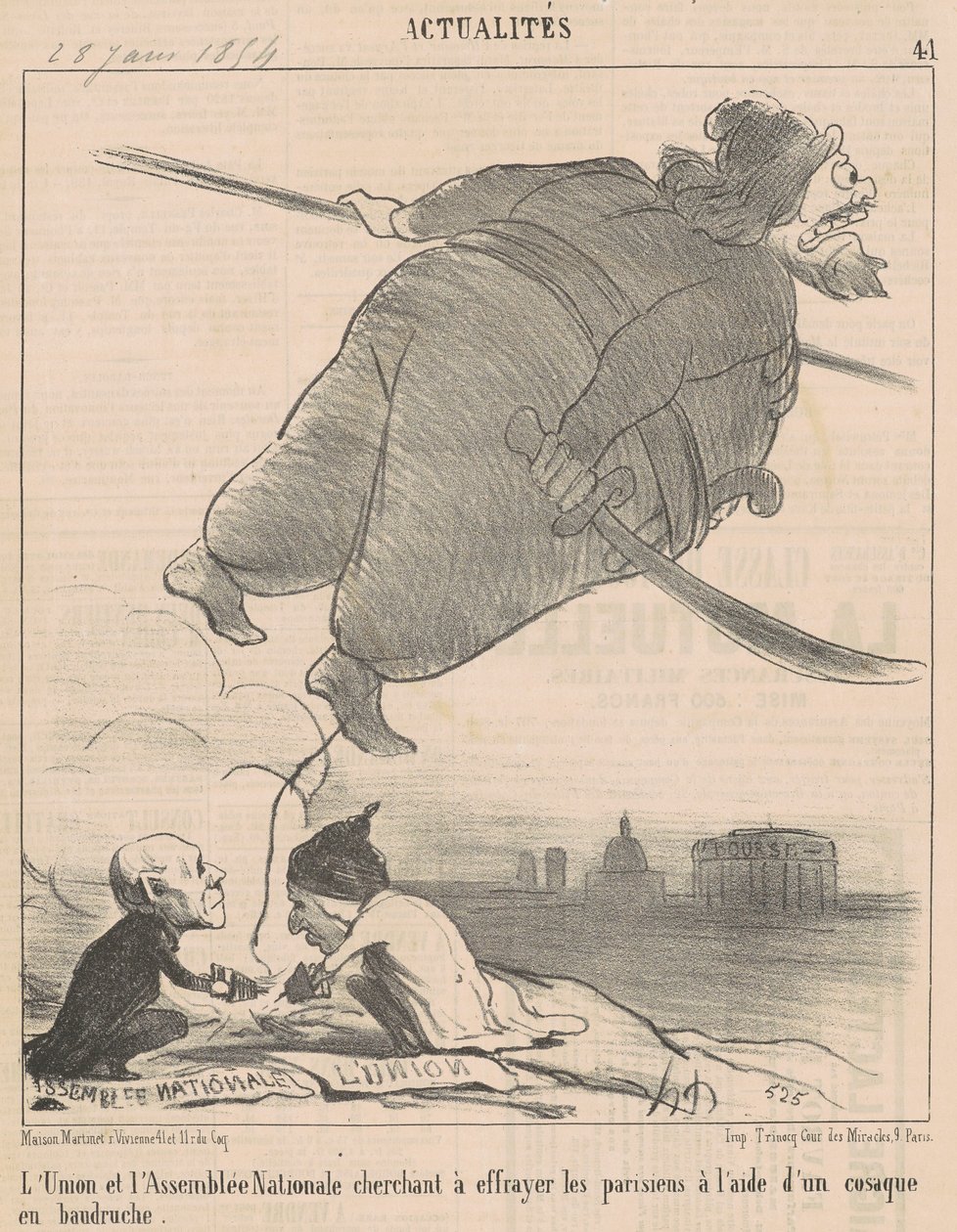 Keskustelut... tekijältä Honoré Daumier