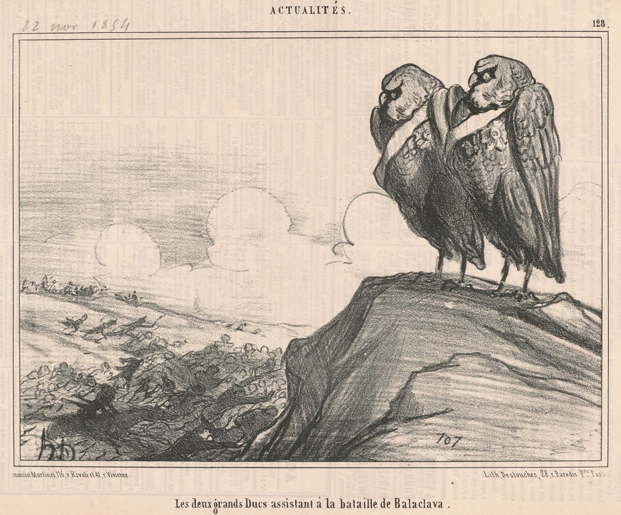 Kaksi suurherttua... tekijältä Honoré Daumier