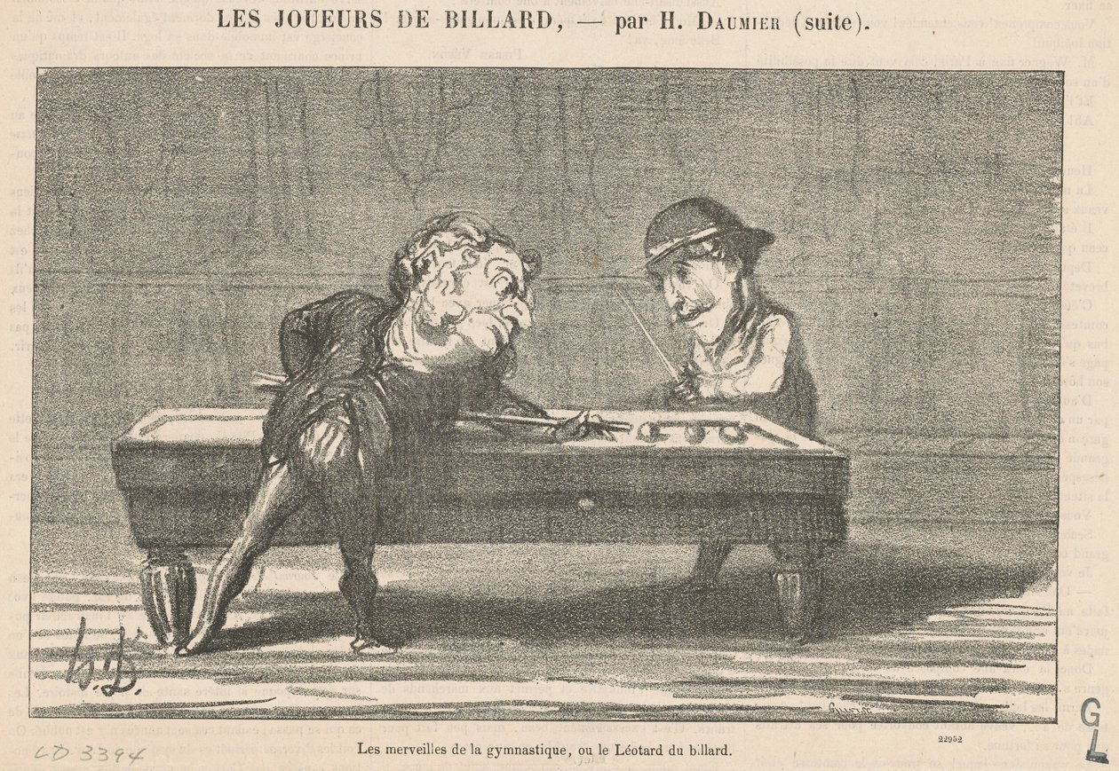 Voimistelun ihmeitä... tekijältä Honoré Daumier