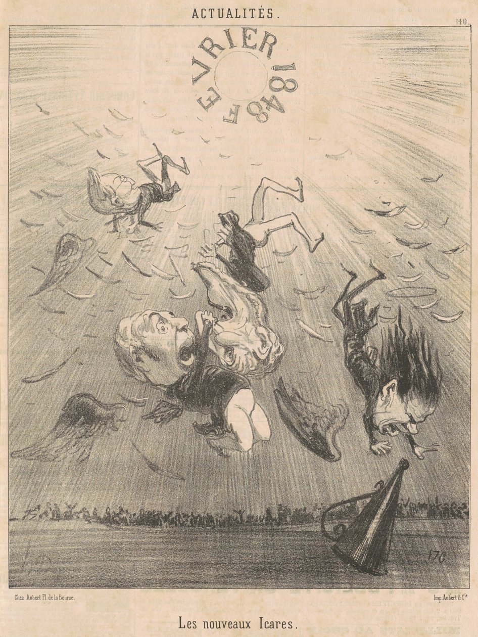 Uusi Icarus tekijältä Honoré Daumier