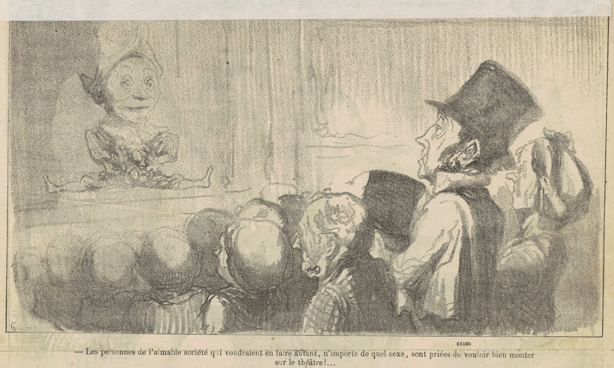Sellaisen yhteiskunnan ihmiset, jotka... tekijältä Honoré Daumier