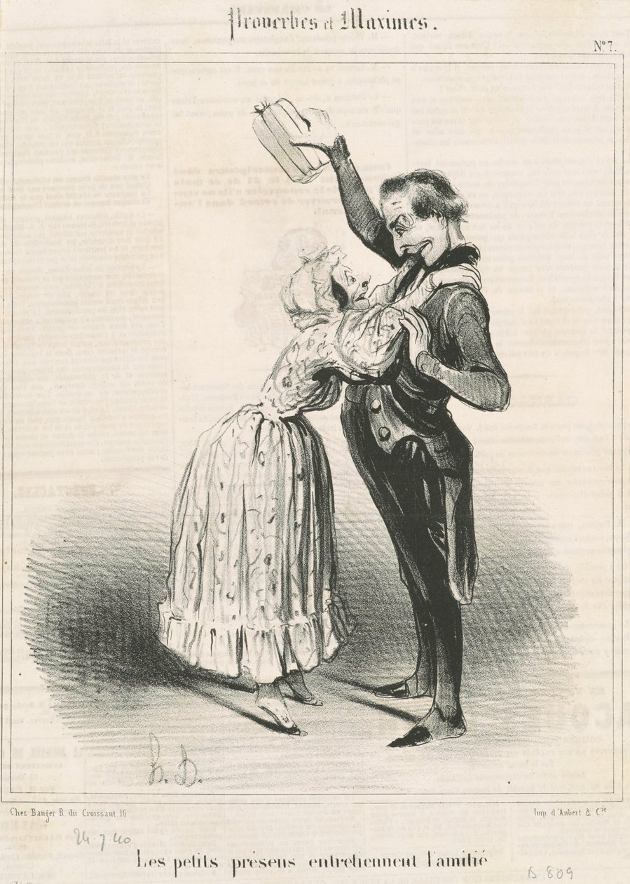 Pienet lahjat... tekijältä Honoré Daumier