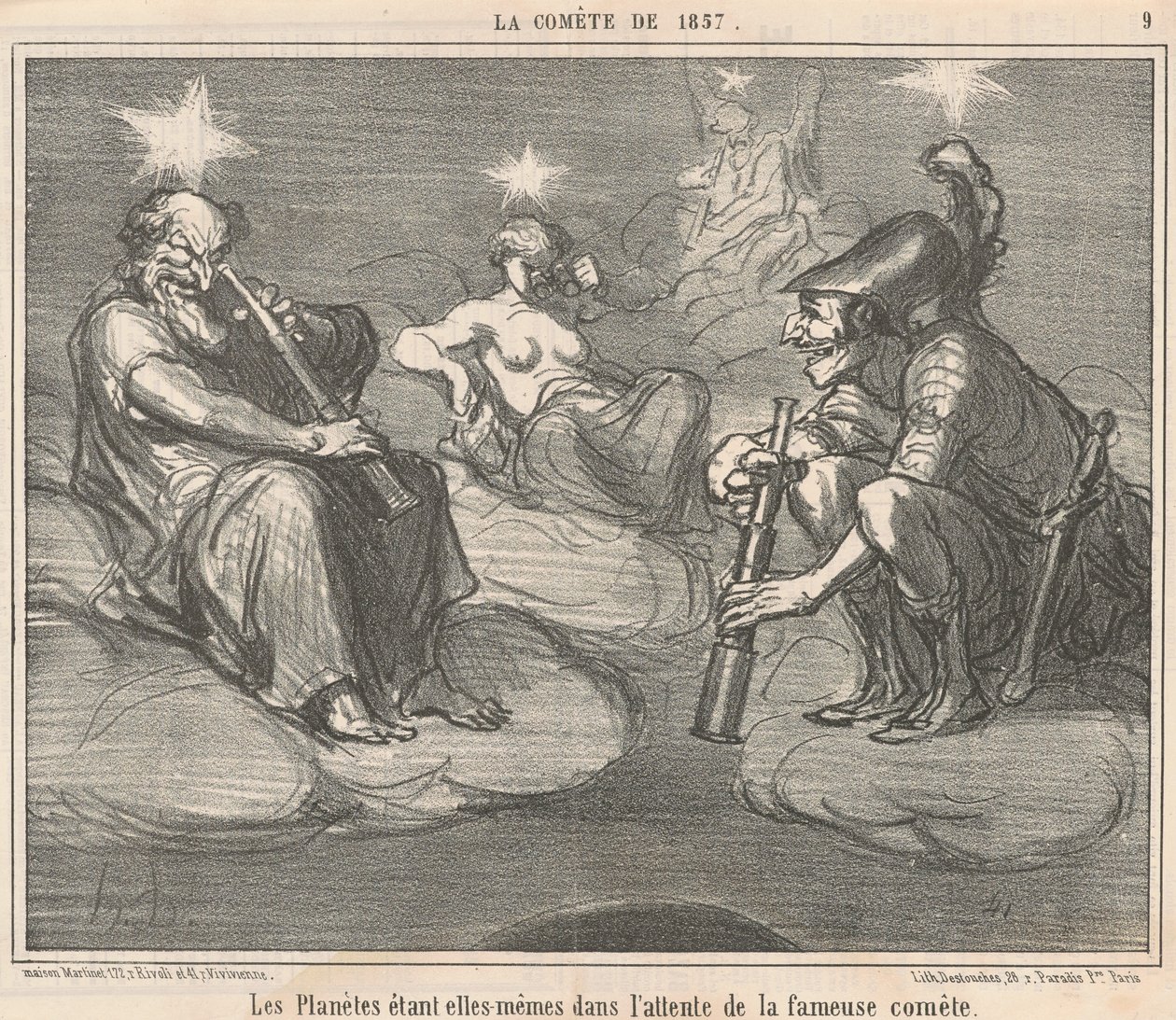 Planeetat ovat oma itsensä tekijältä Honoré Daumier
