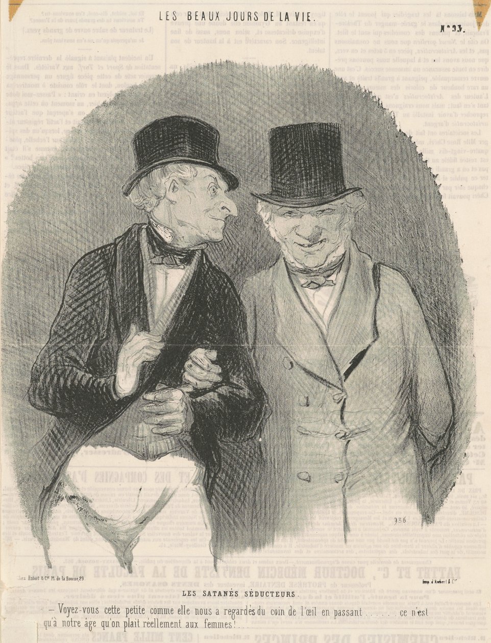 Ärsyttävät viettelijät tekijältä Honoré Daumier