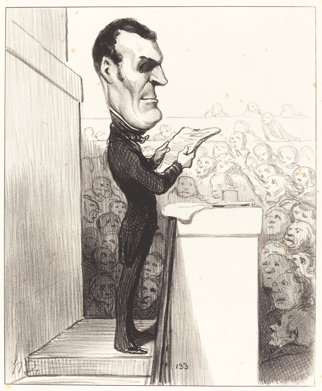 M.L.P.F. Esquirou de Parieu tekijältä Honoré Daumier
