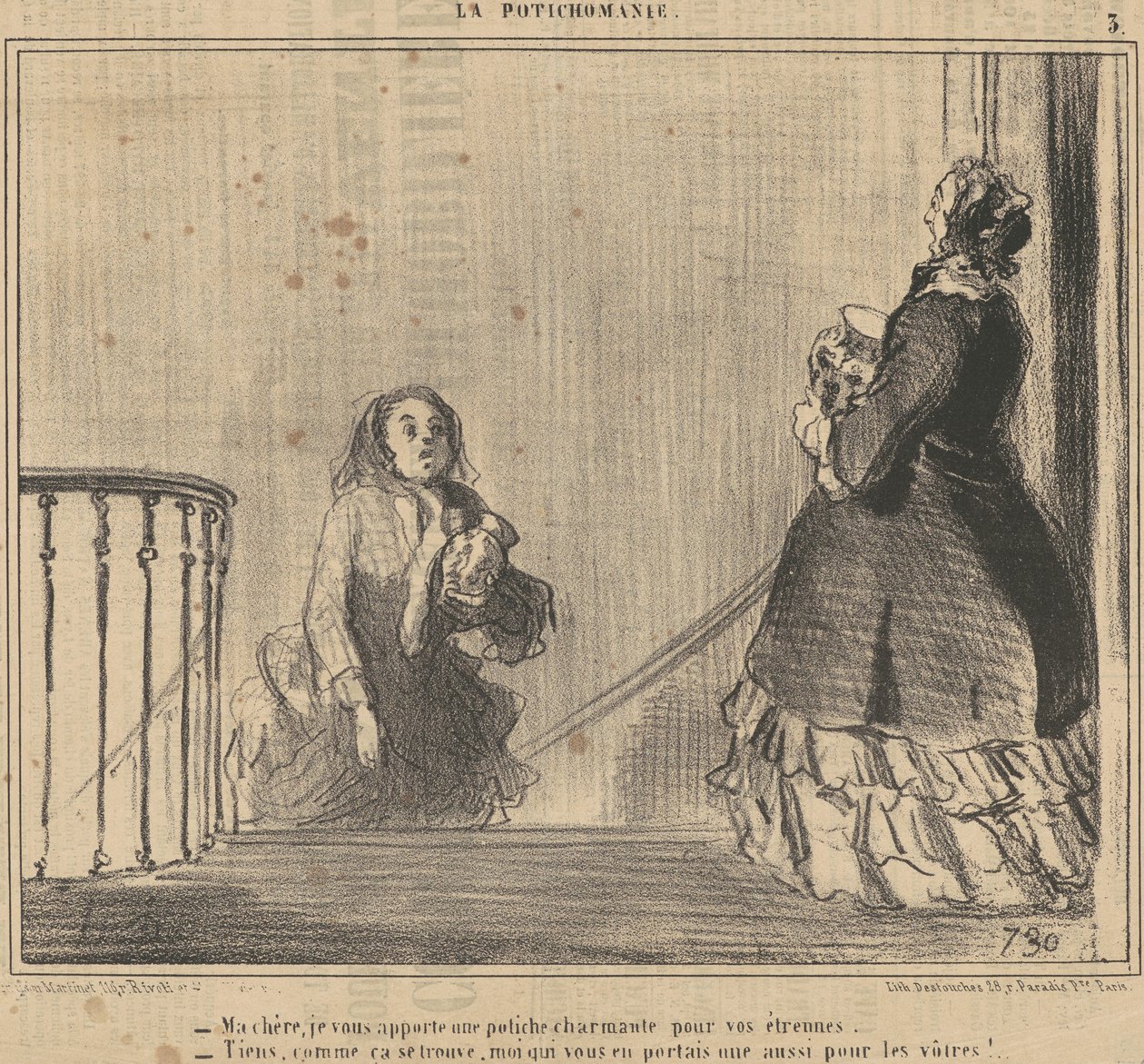 Rakas, tuon sinulle potiche... tekijältä Honoré Daumier