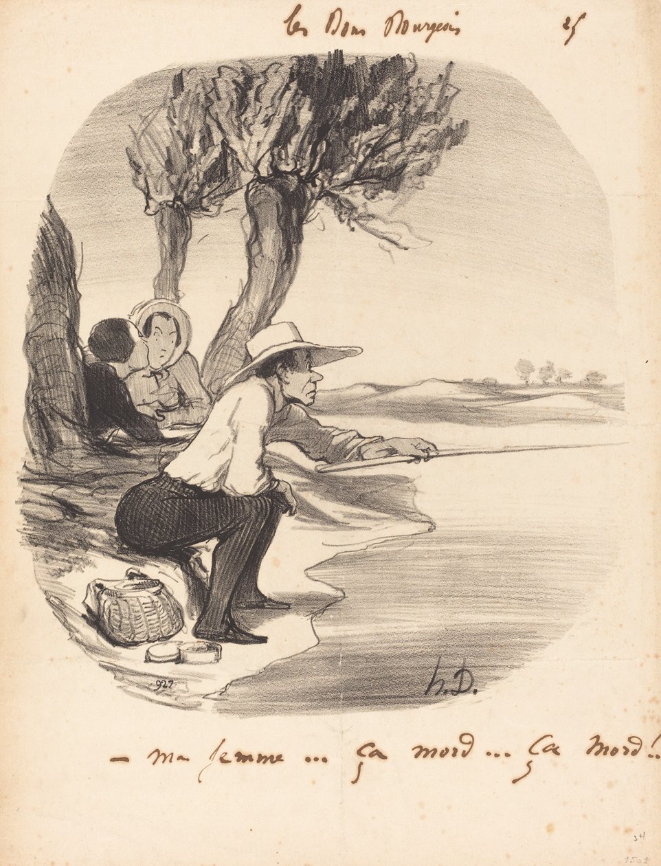 Vaimoni... se puree... se puree! tekijältä Honoré Daumier