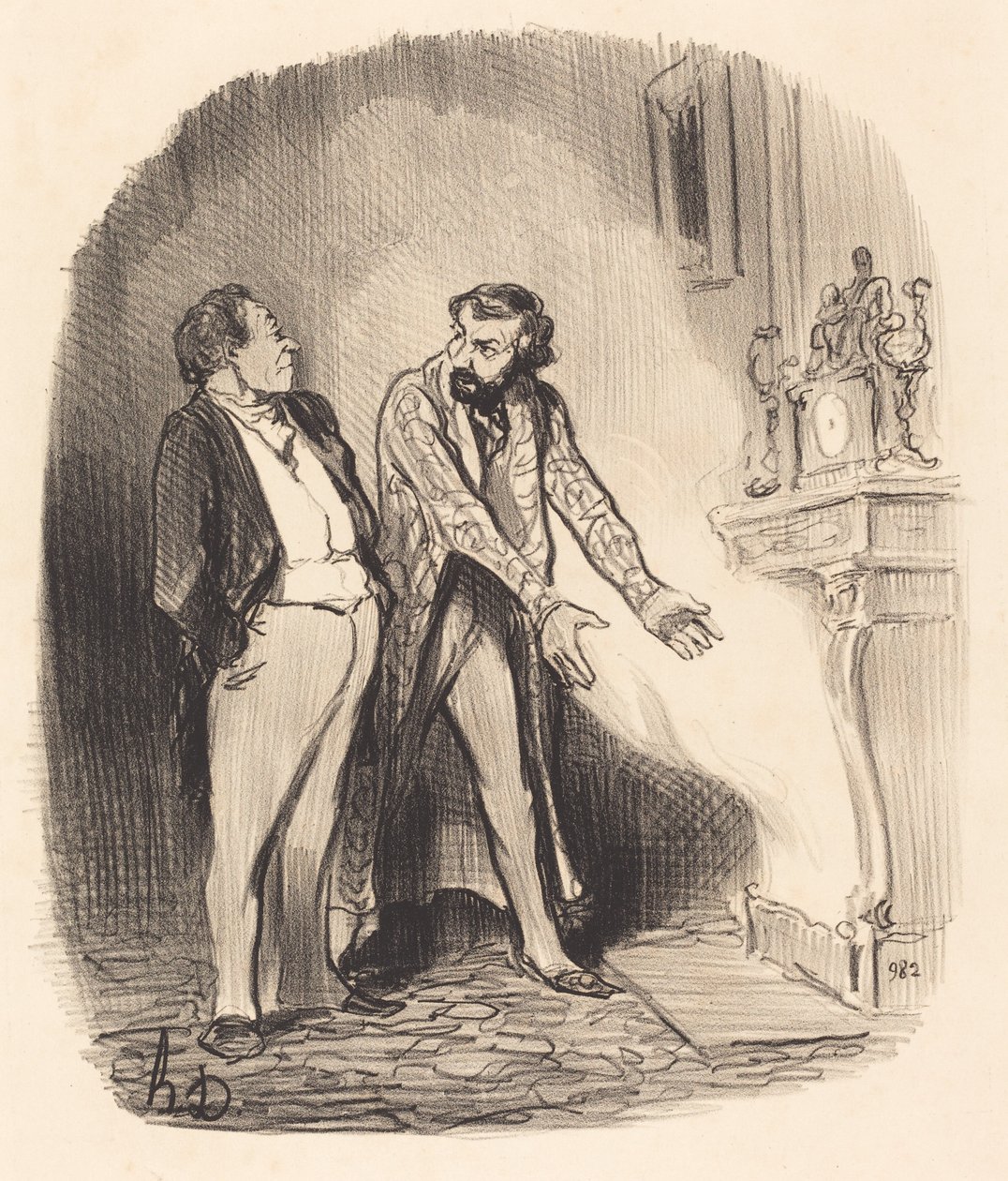 Mutta herra omistaja, katso... tekijältä Honoré Daumier