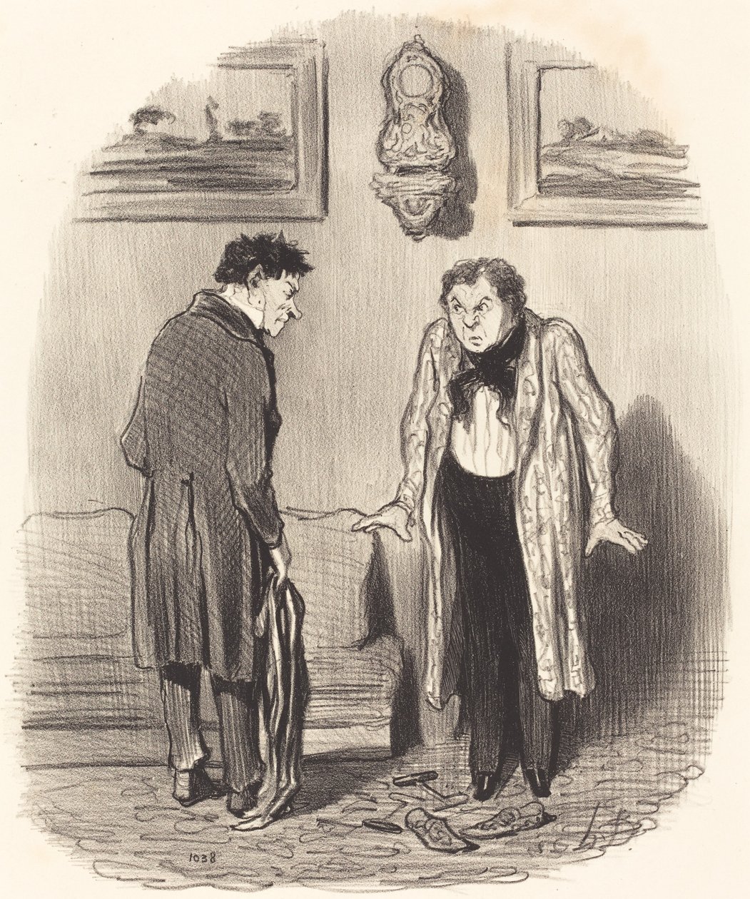 Mutta kun kerron sinulle, etten voi liikuttaa jalkojani... tekijältä Honoré Daumier